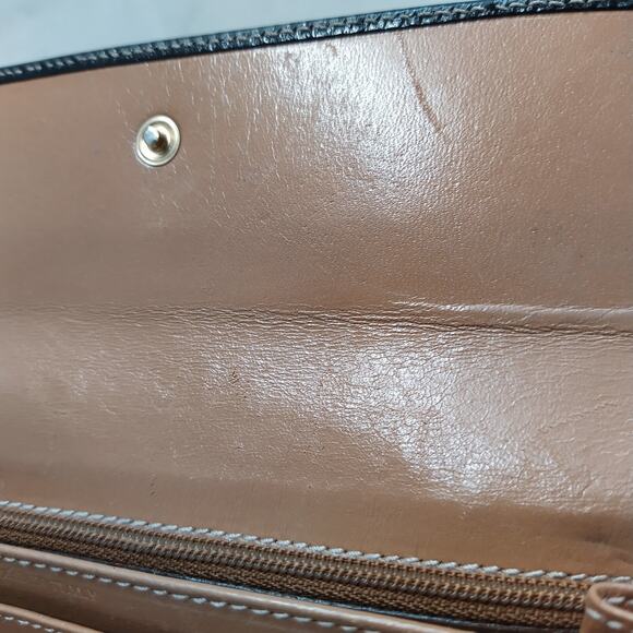 Kate Spade New York Black Leather Credit Card Trifold Wallet - Made in Italy - Picture 12 of 16